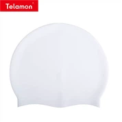 White Swim Caps